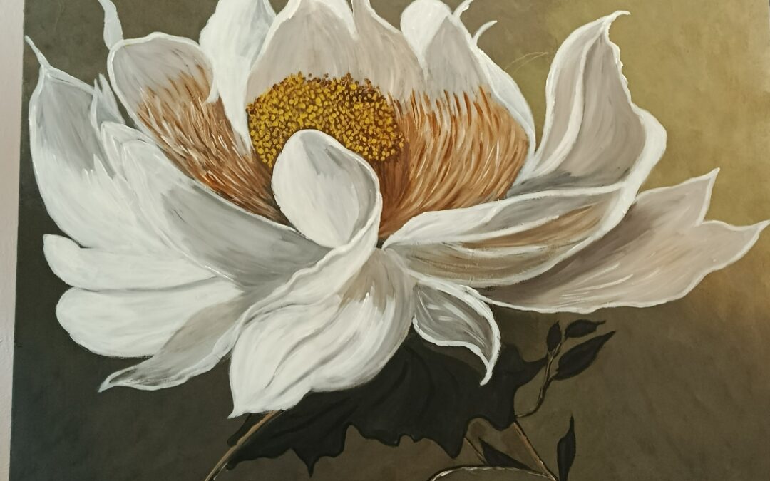 Grande fleur Blanche