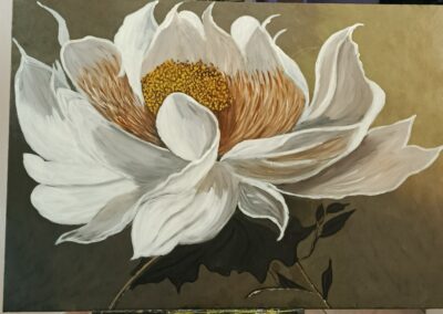 Grande fleur Blanche